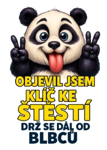 Panda a blbci
