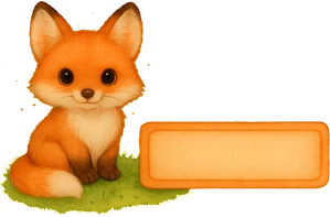 Jmenovky liška 35ks