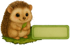 Jmenovky ježek 35ks