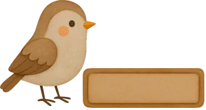 Jmenovky ptáček 35ks