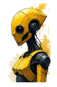 Robot - žlutý
