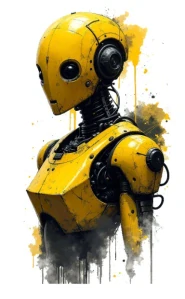Robot - žlutý