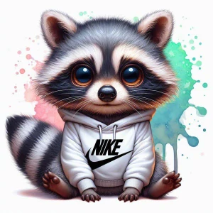 Mýval v mikině nike