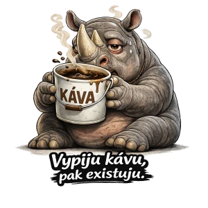 Nosorožec a káva