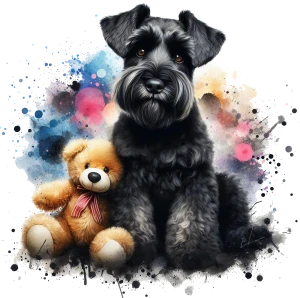 Knírač velký cute