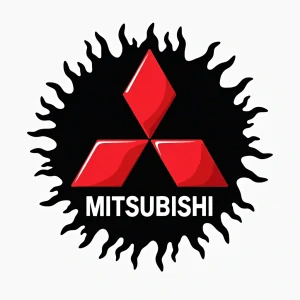Mitshubishi znak v kruhu