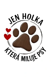 Samolepka - pes v autě - tlapka
