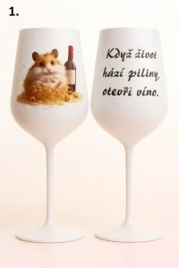Křeček a víno - dva motivy na výběr
