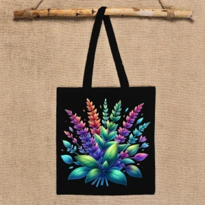 Plátěné tašky s motivy bylinek