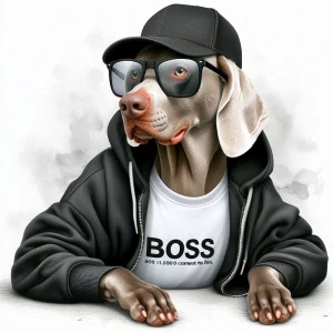 Ohař v mikině boss
