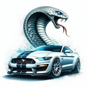 Mustang shelby cobra bílý