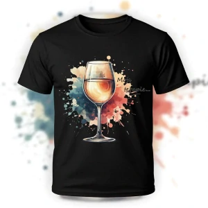 Tričko bílé víno