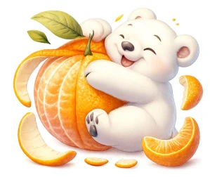 Medvídek a mandarinka