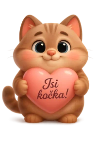 Kočka se srdcem