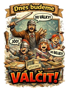 Učitel dějáku - dnes budeme válčit!