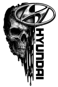 Nažehlovačka Hyundai Skull Edition 