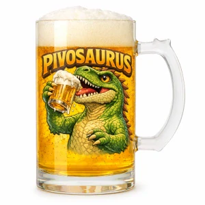 Pivní půllitr PIVOSaurus