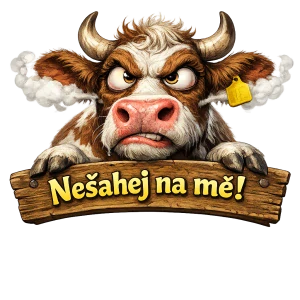 Kráva - nešahej na mě!