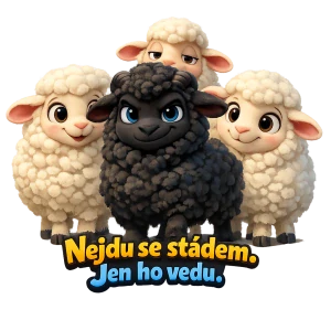 Nejdu se stádem, jen ho vedu!