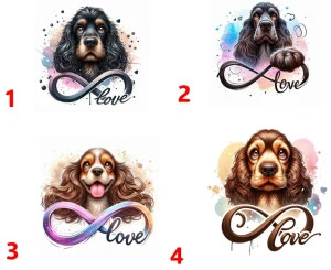 Anglický kokršpaněl love - 4 motivy