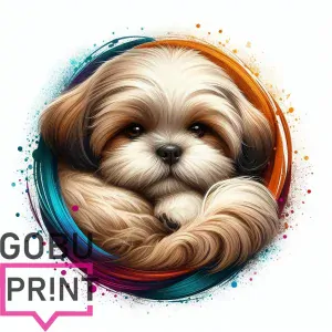 Shih tzu v kruhu