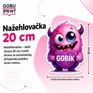 2.Nažehlovací nápis na textil – vlastní text