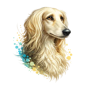 Perský chrt - saluki světlá
