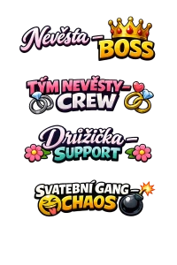 Svatební set - nevěsta