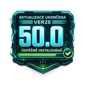 Aktualizace ukončena verze 50 instalovaná