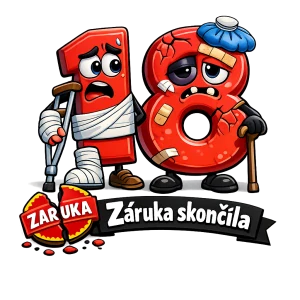 Záruka skončila - 18 let