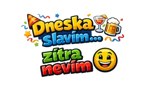 Dneska slavím, zítra nevím...