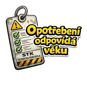 Opotřebení odpovídá věku