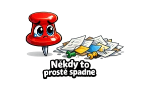 Připínáčky - Někdy to prostě spadne