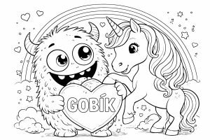 Jednorožci - 2 motivy ke stažení