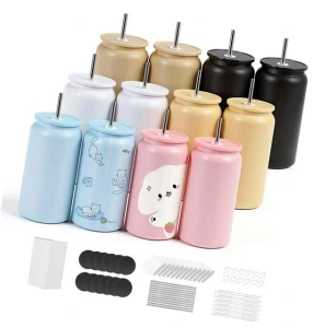 Nerezová sklenice s vlastním potiskem 473 ml 