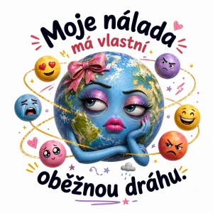Moje nálada má vlastní oběžnou dráhu