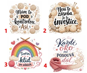 Texty pro pletařky - 4 motivy
