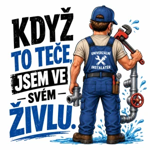 Instalatér - Když to teče, jsem ve svém živlu
