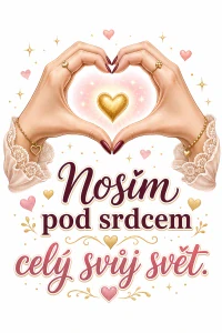 Nosím pod srdcem celý svůj svět