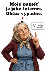Moje paměť je jako internet