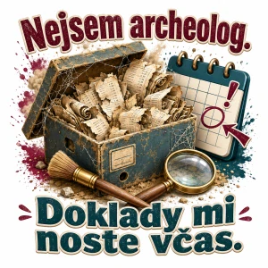 Nejsem archeolog - jsem účetní