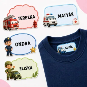 Jmenovky záchranáři 24ks