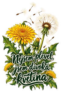 Zlatá pampeliška, divoká květina