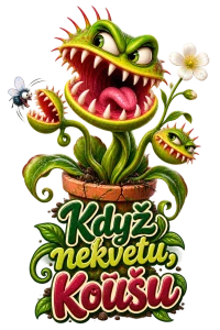 Zubatá masožravá kytka v květináči