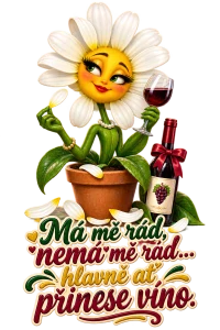 Sedmikráska si vybírá víno