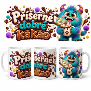 Keramický hrnek - příšerka a kakao