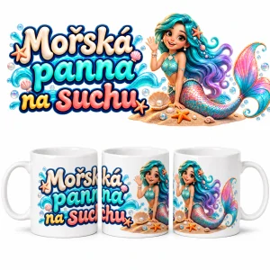 Keramický hrnek mořská panna