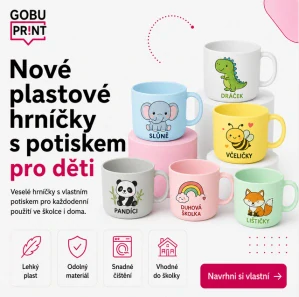 Plastový hrníček s vlastním potiskem 200 ml