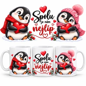 Keramický hrnek - tučňáci