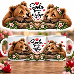 Keramický hrnek - medvědi